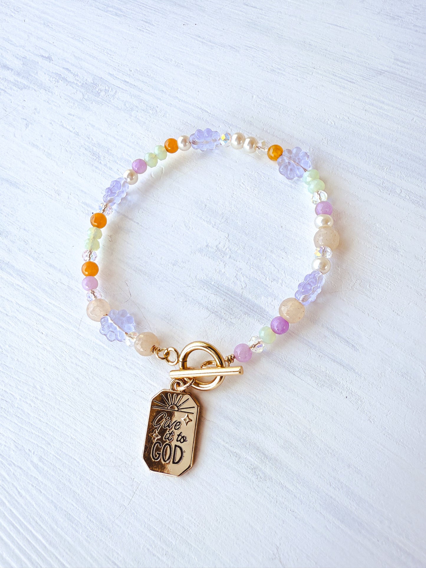 “Give it to God” Flora Delight Bracelet