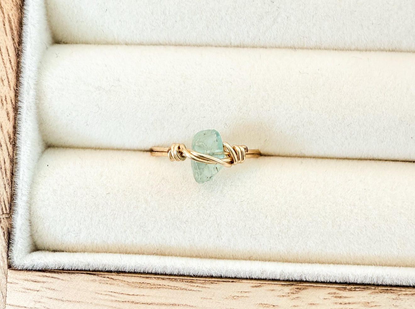 Apatite Gemstone Ring